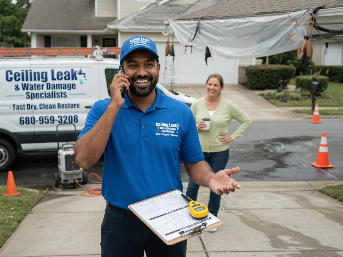 Ceiling Leak Cleanup Wachapreague, VA FAQs